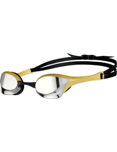 Veidrodiniai plaukimo akiniai Arena Cobra Ultra Swipe, sidabriniai-auksiniai