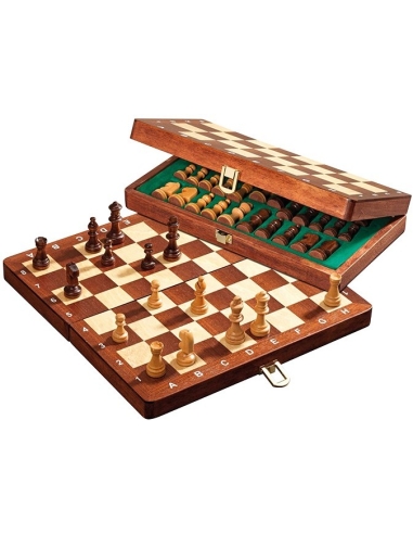 Travel Chess Set Philos Dlx magnetic 26.5 x 13.5 cm