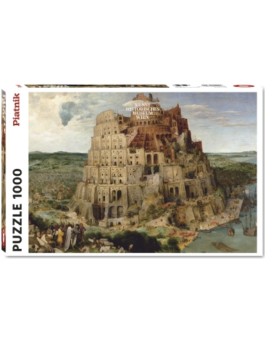 Dėlionė „Bruegelis. Babilono bokštas“ Piatnik, 1000 detalių