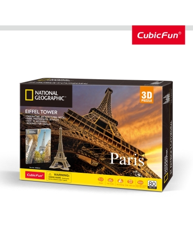 3D dėlionė Cubicfun Eiffel Tower