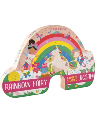 Puzzle Floss & Rock Rainbow Fairy, 80pcs