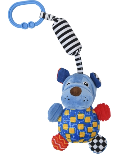Pliušinis žaisliukas-šuniukas Lorelli Toys Campanula, mėlynas