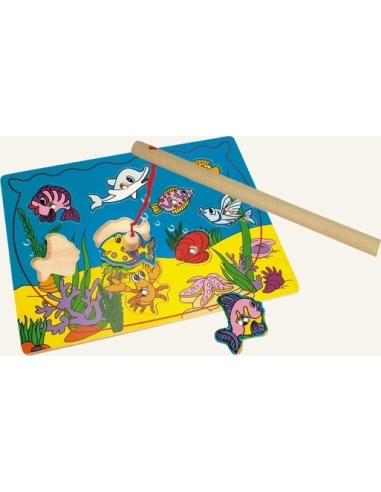 Wooden Puzzle Bino Fishing, 36+ Months