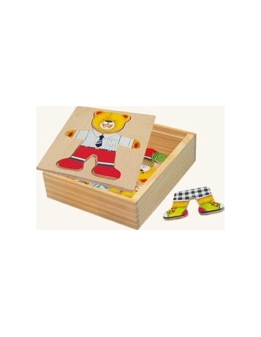 Wooden Puzzle-Game Bino, 3+