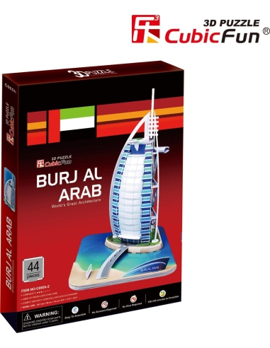 3D dėlionė Cubicfun Burj Al-Arab