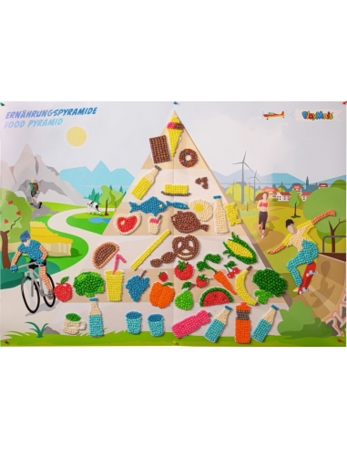 Educational Puzzle PlayMais Nutrition Pyramid