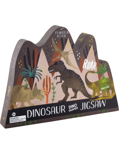 Dėlionė Floss & Rock Dinosaur, 80  detalių