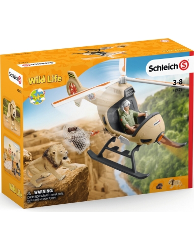 Gyvūnų gelbėjimo sraigtasparnis Schleich