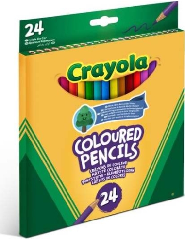 Spalvoti pieštukai Crayola, 24vnt.