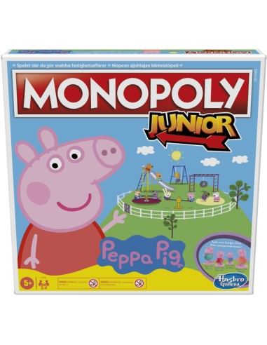 Stalo žaidimas Peppa Pig Monopoly Junior, suomių kalba