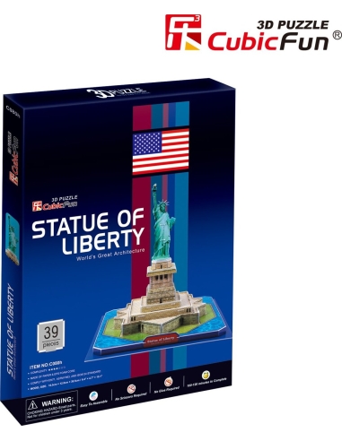 3D dėlionė Cubicfun Statue Of Liberty