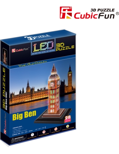 3D dėlionė Cubicfun Big Ben (Led)