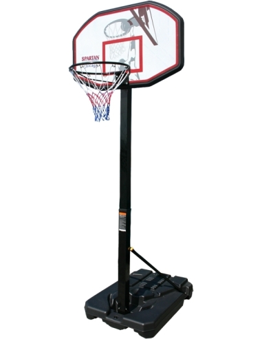 Mobilus reguliuojamas krepšinio stovas Spartan Chicago 110x70cm