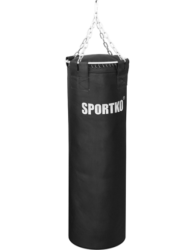 Profesionalus odinis bokso maišas SportKO Leather 110/35 50kg