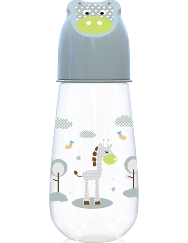 Maitinimo buteliukas Baby Care Character Hood Mint, 125ml, žalias