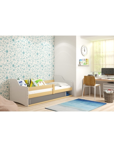 Bed For Childrens SOFIX 1 - Pine-Grey, Single, 160x80cm