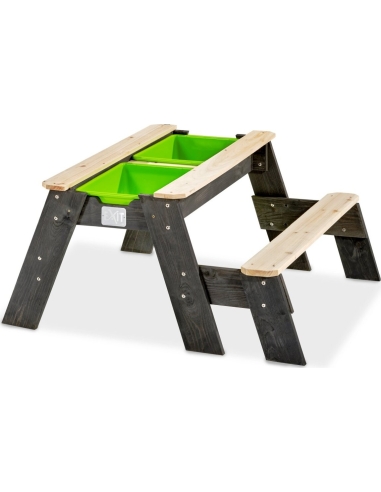 Universalus žaidimų stalas su suoliuku EXIT Aksent Sand, Water & Picnic L