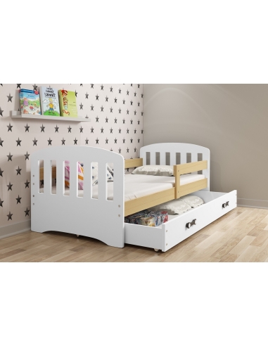 Bed for Children CLASSIC - Pine-White, Single, 160x80cm