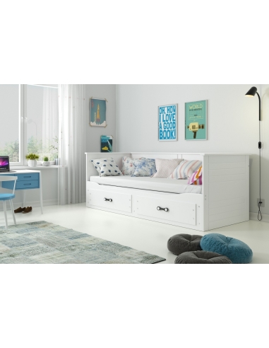 Bed For Children HERMES - White, Double