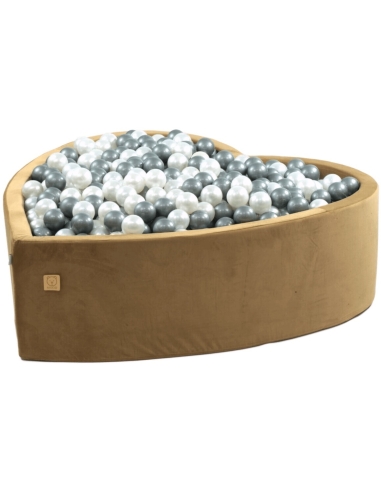 Ball Pool Misioo Velvet Heart - Gold, without Balls