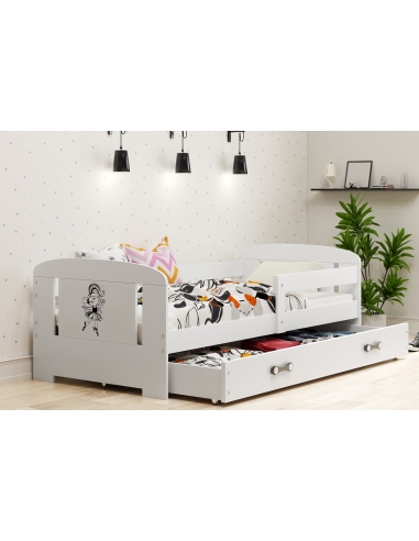 Bed For Children FILIP BALLERINA - White, Single