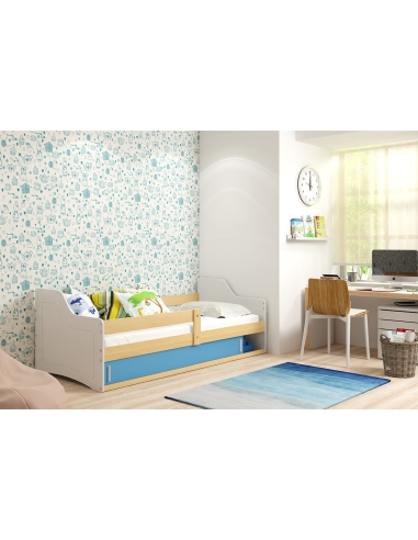 Bed For Childrens SOFIX 1 - Pine-Blue, Single, 160x80cm