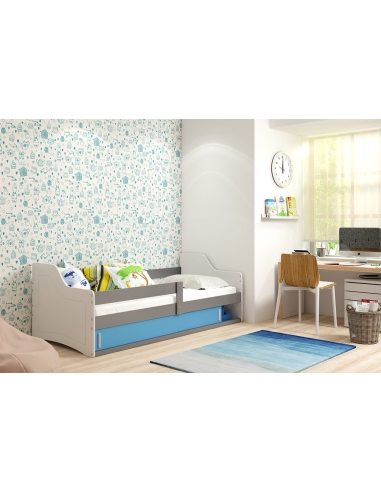 Bed For Childrens SOFIX 1 - Grafit-Blue, Single, 160x80cm