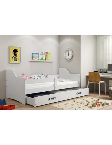 Vaikiška lova SOFIX - balta, viengulė