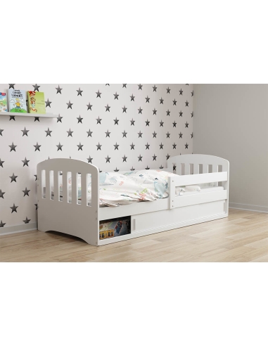 Bed For Children CLASSIC - White, Single, 160x80cm