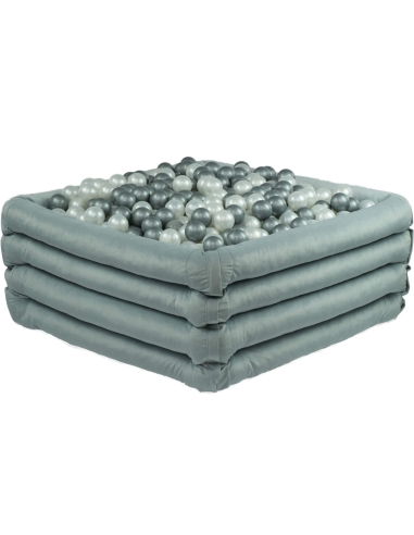 Ball Pool Misioo Comfort+ - Light Grey, Square, without Balls