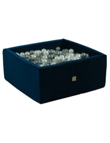Ball Pool Misioo Velvet Soft - Navy Blue, Square, without Balls