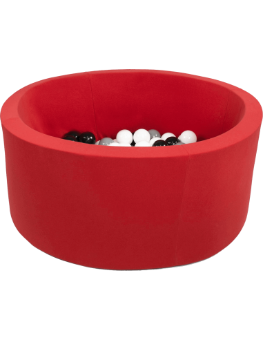 Kamuoliukų baseinas Misioo Smart Round - raudonas, be kamuoliukų