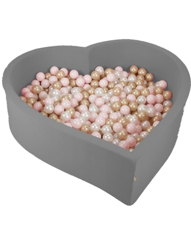 Ball Pool Misioo Heart - Grey, without Balls
