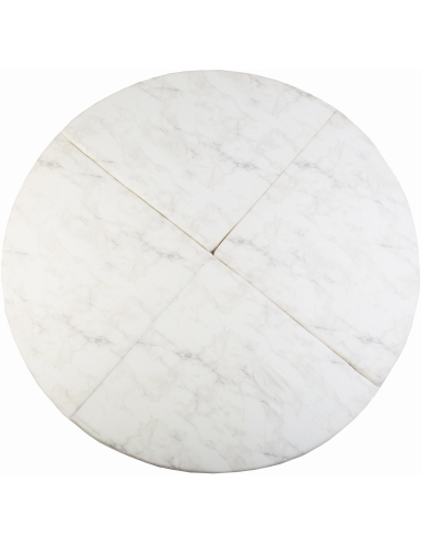 Playmat Misioo Round - White Marble