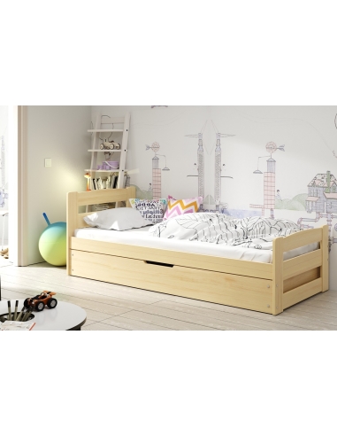 Bed For Children ERNIE - Pine, Single