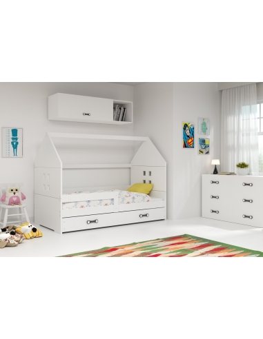 Bed For Children HOUSE - White, Single, 160x80cm