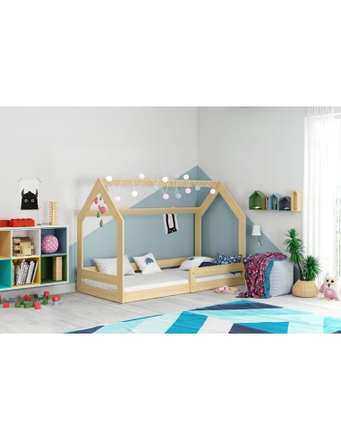 Bed For Children HOUSE 1 - Pine, Single, 160x80cm