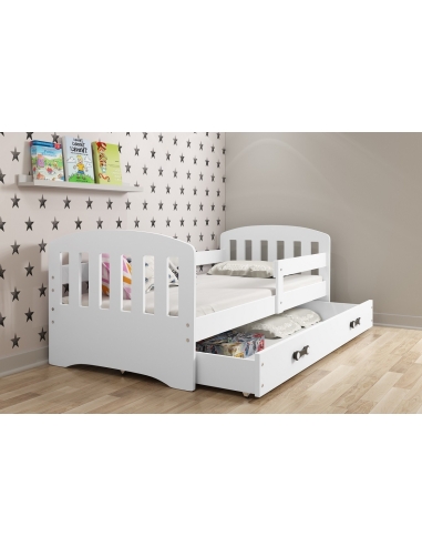 Bed for Children CLASSIC - White, Single, 160x80cm