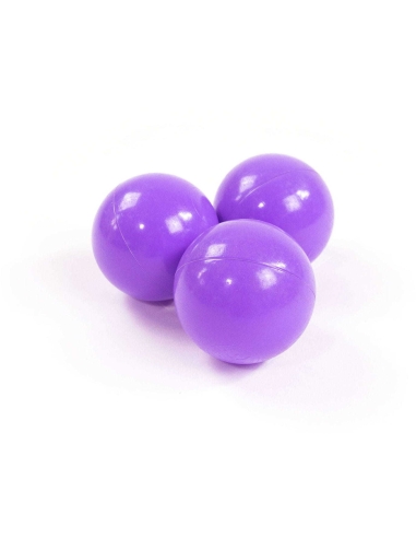 Plastikinių kamuoliukų rinkinys MeowBaby, 50vnt., violetiniai