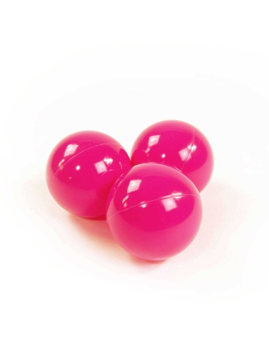 Plastikinių kamuoliukų rinkinys MeowBaby, 50vnt., tamsiai rožiniai