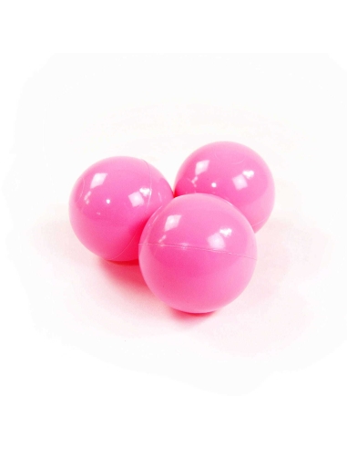 Plastikinių kamuoliukų rinkinys MeowBaby, 50vnt., šviesiai rožiniai
