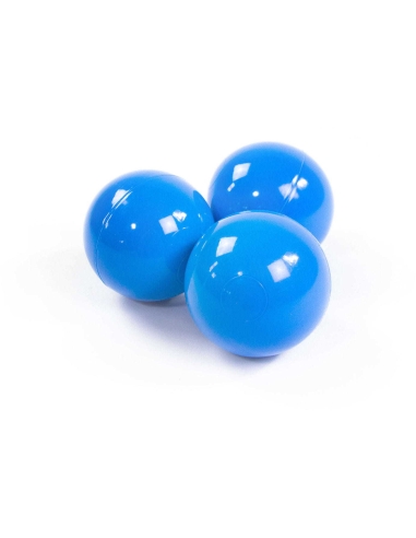 Plastikinių kamuoliukų rinkinys MeowBaby, 50vnt., mėlyni