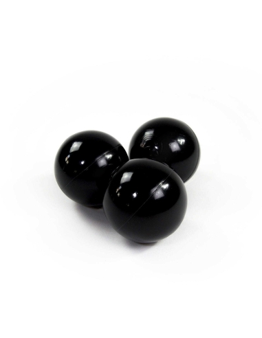 Plastikinių kamuoliukų rinkinys MeowBaby, 50vnt., juodi