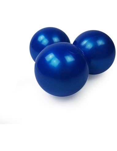 Plastikinių kamuoliukų rinkinys MeowBaby, 50vnt., perlamutriniai mėlyni
