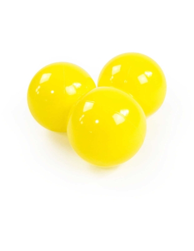 Plastikinių kamuoliukų rinkinys MeowBaby, 50vnt., geltoni