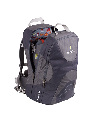 Backpack LittleLife Child Carrier Traveller S4, Grey