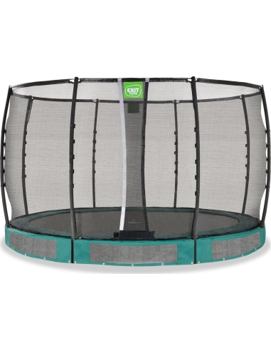 EXIT Allure Premium ground trampoline ø366cm - green