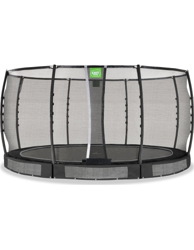 EXIT Allure Premium ground trampoline ø427cm - black