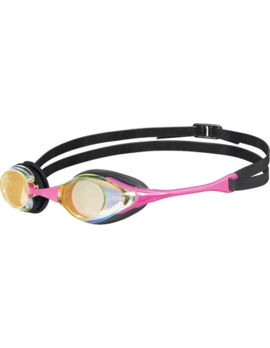 Veidrodiniai plaukimo akiniai Arena Cobra Swipe, rožiniai