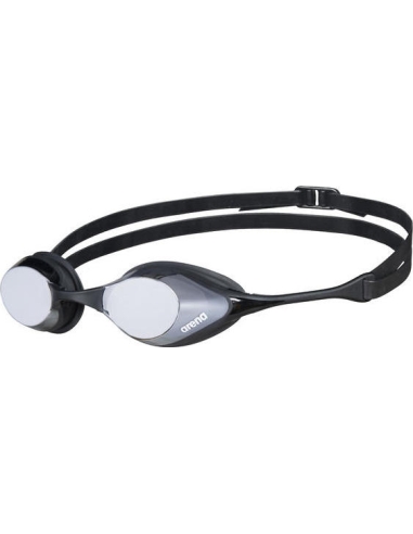 Veidrodiniai plaukimo akiniai Arena Cobra Swipe Mirror, sidabriniai-juodi
